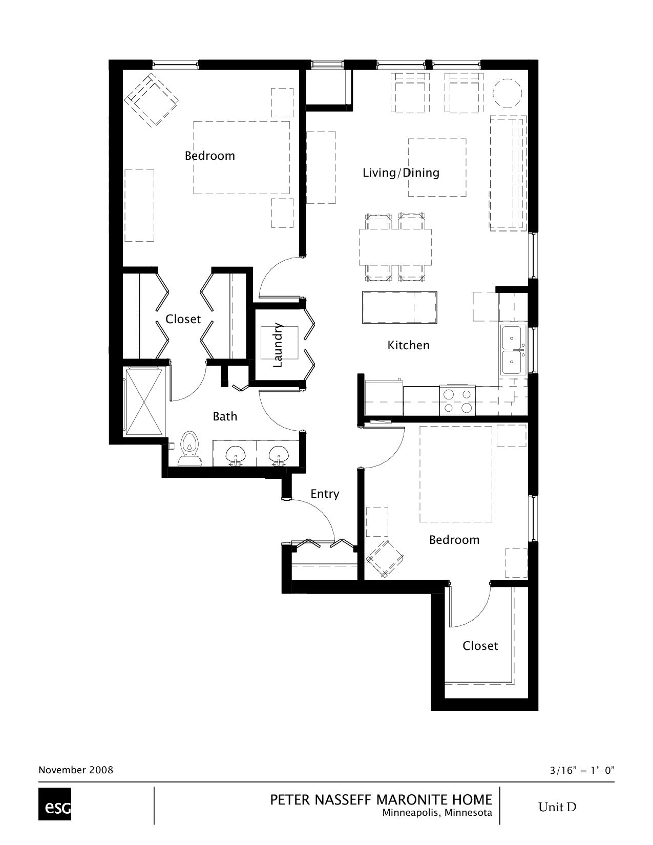 Peter Nasseff Home Floor Plan D.